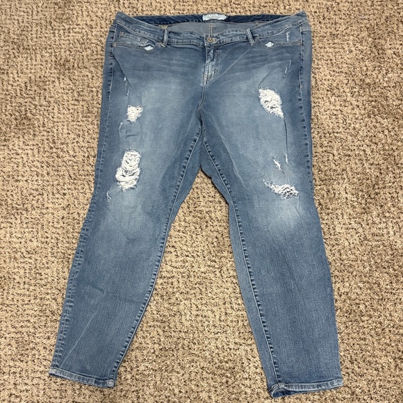 Torrid Light Blue Boyfriend Jeans - Picture 3 of 10